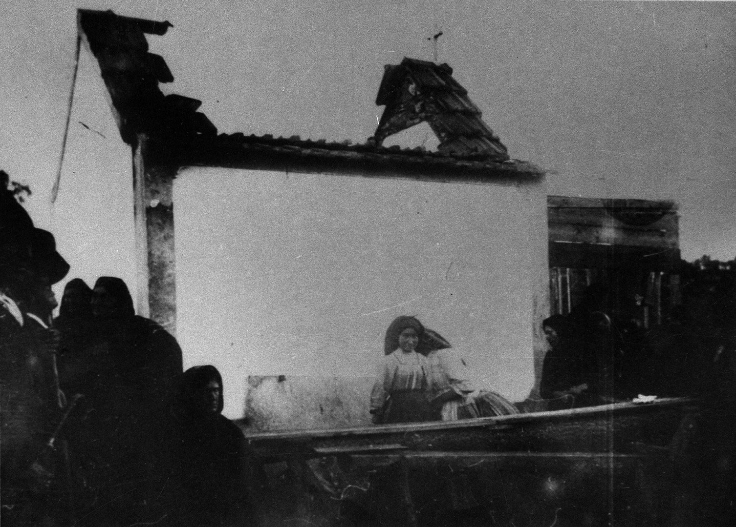 The Capelinha das Aparições after it was dynamited in 1922